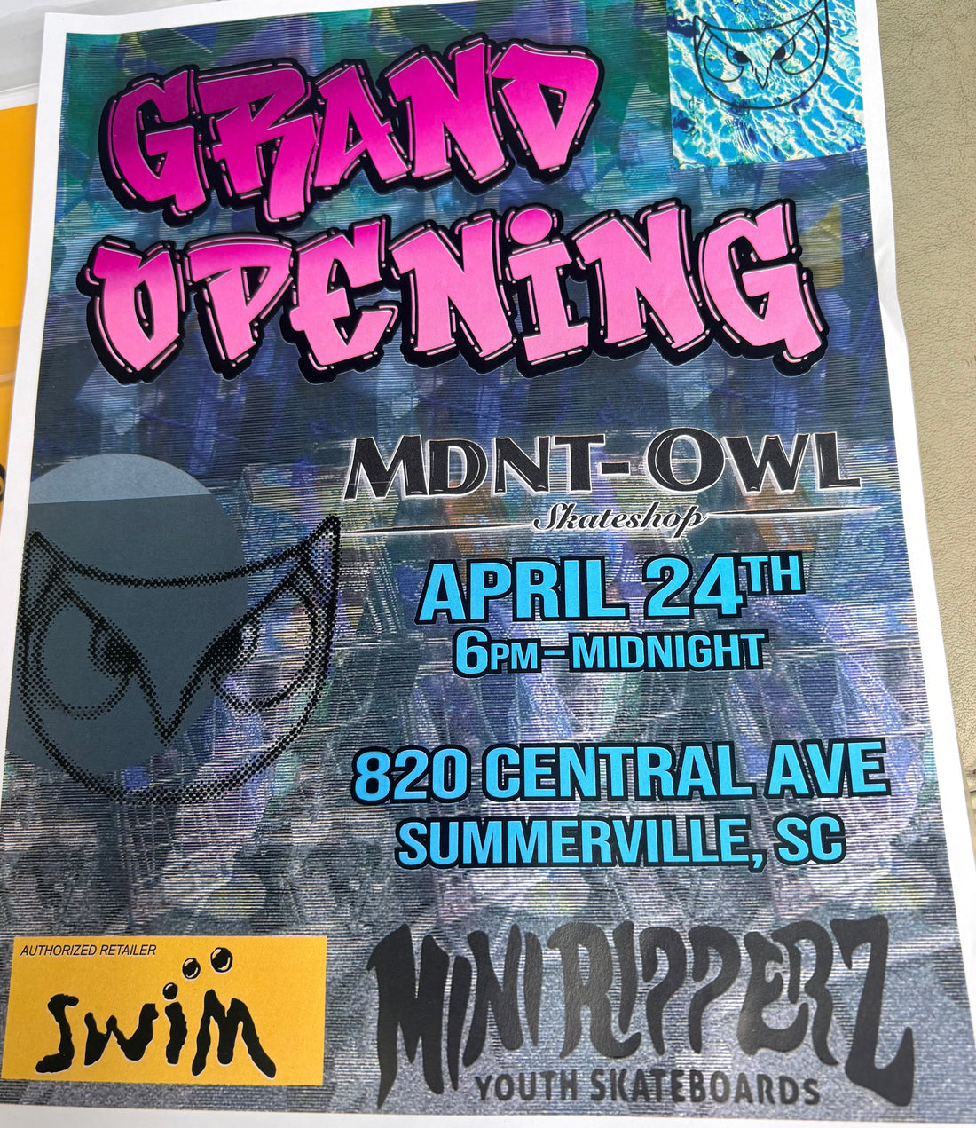 Grand Opening of Midnight Owl Skateshop!