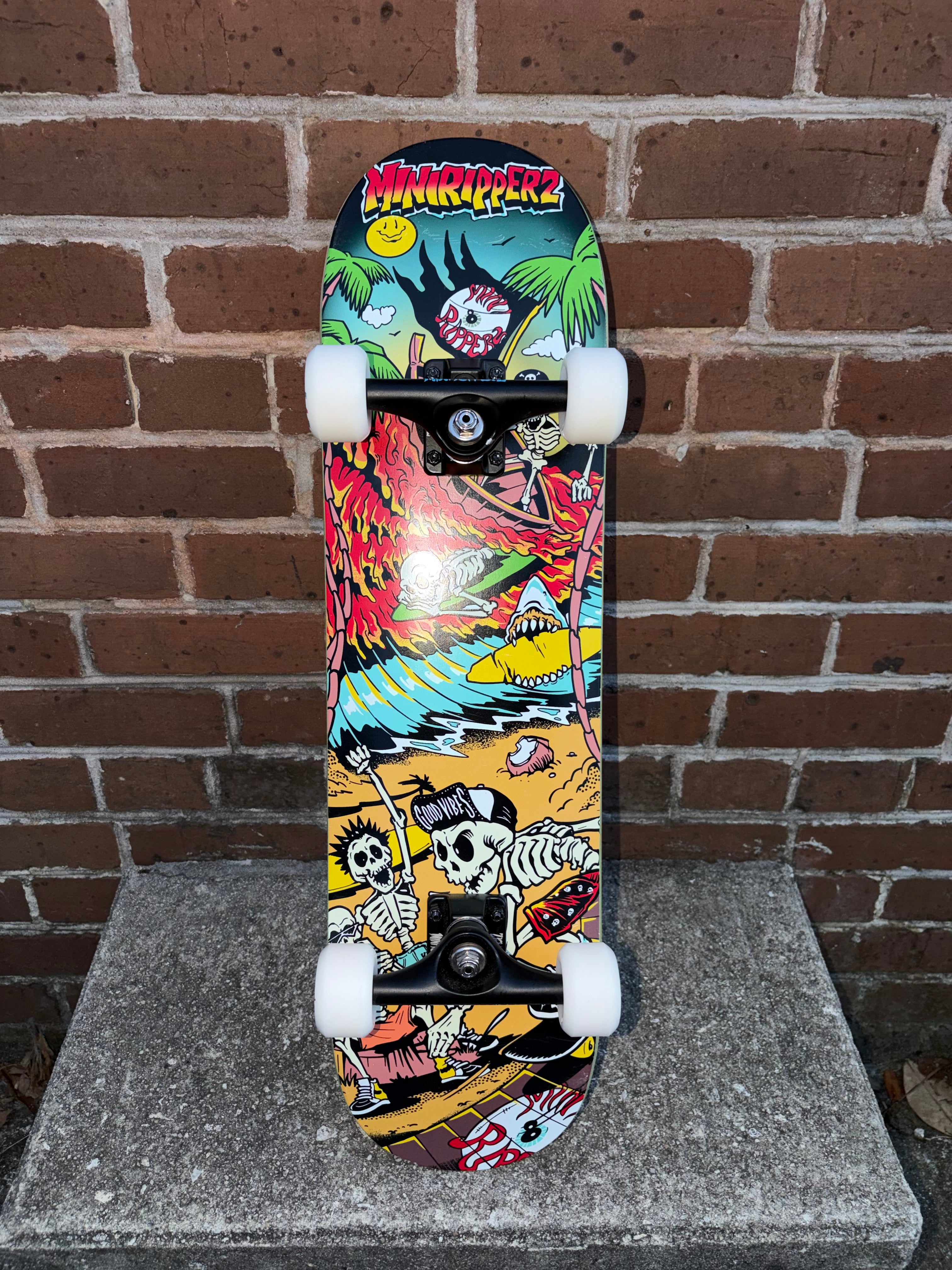Mini Ripperz- Skelly Surf Complete 7.5x29