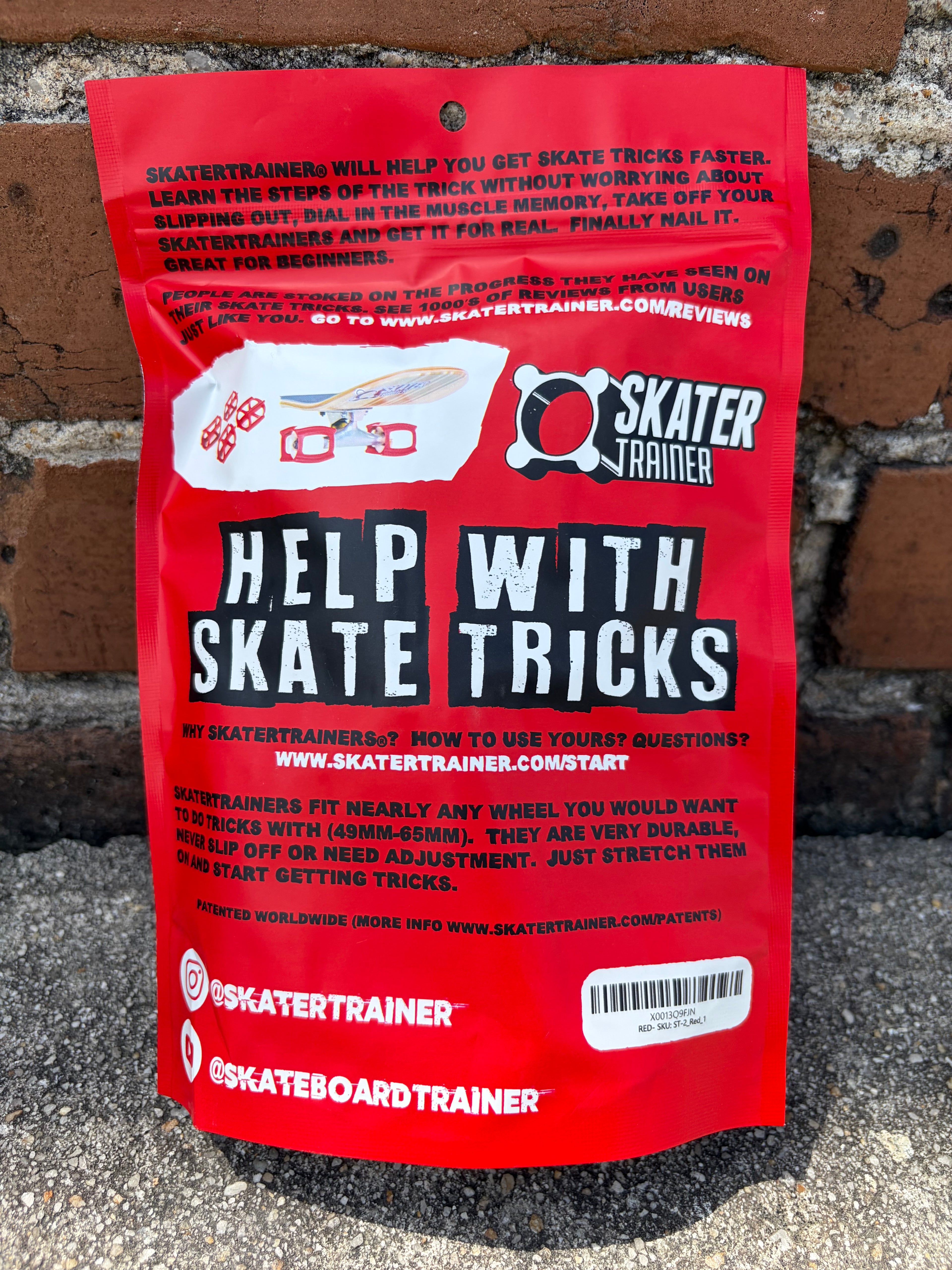 Skater Trainers- Red